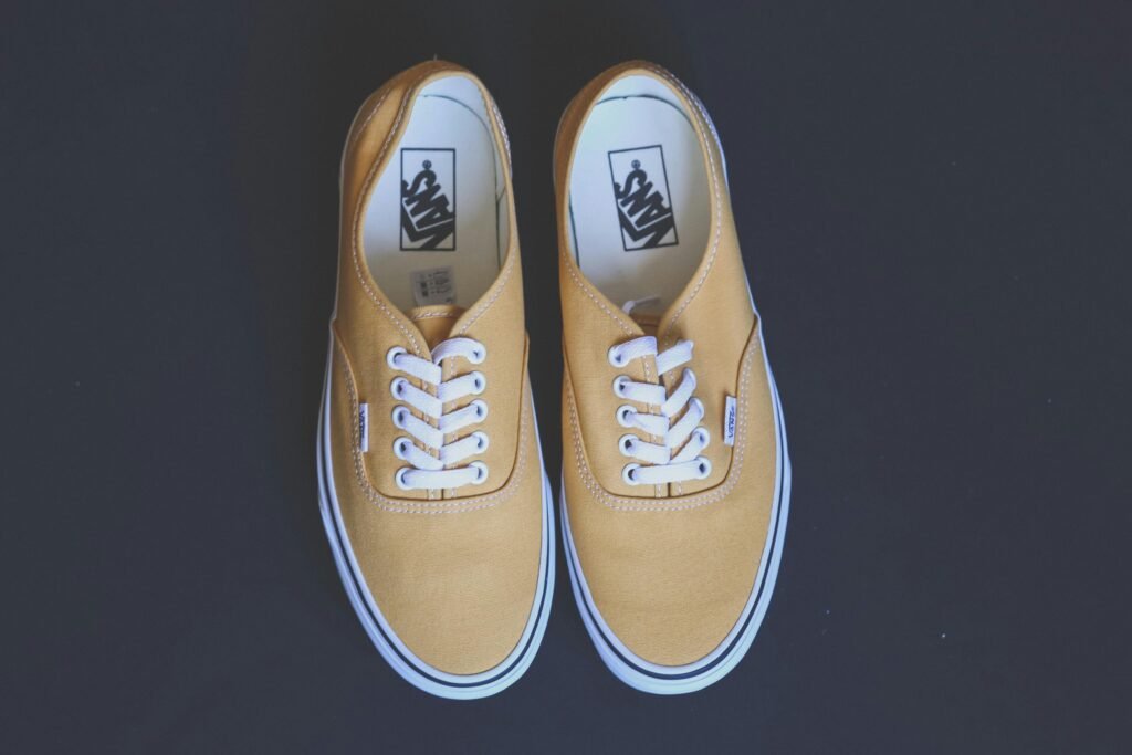 Photo by Mnz: https://www.pexels.com/photo/photo-of-pair-of-vans-sneakers-1598508/